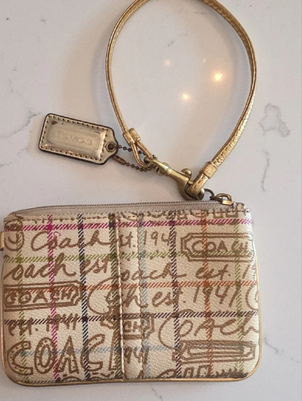 Coach wristlet great